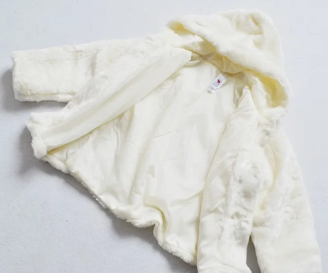 Новинка Модное детское пальто с мехом зимнее капюшоном искусственным норки