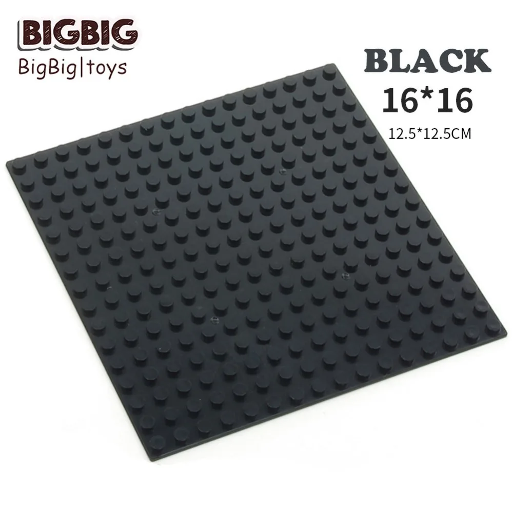 Одна Базовая пластина для маленьких точек 16x16 32x32 кирпичные строительные блоки
