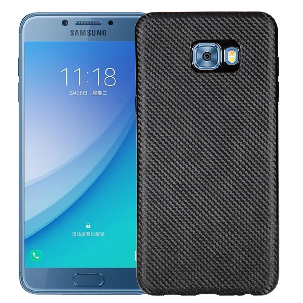 [Длинные Стивен] Для Samsung C5 Case Ультратонкий Углеродного Волокна Спп Galaxy Pro