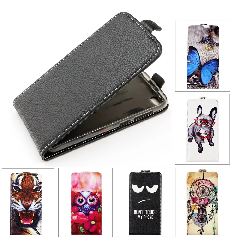 Кожаный чехол-книжка из ТПУ для Xiaomi Redmi 5A 4A 6A Модный чехол телефона с мультяшным