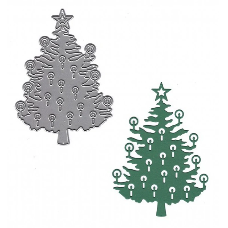 Christmas /Trees Metal Cutting Dies Stencils For DIY Scrapbooking Decorative Embossing Suit Paper Card Die Template 2018 | Дом и сад
