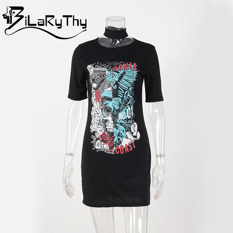 Bilarythy сексуальные женские колье шея свободные dress fashion street стиль выдалбливают