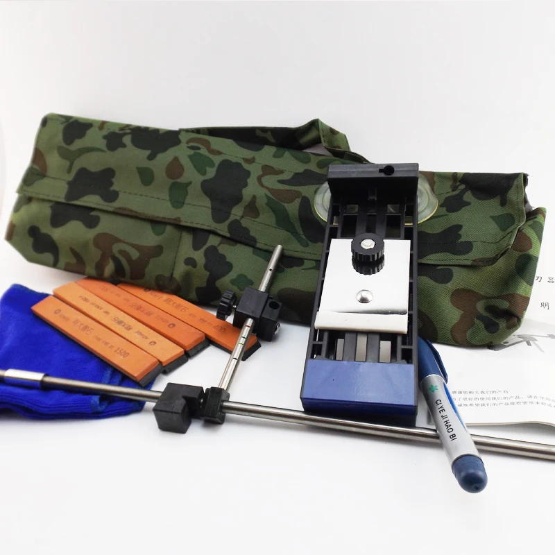 Pro кухонный нож точилка края Заточка система Fix-angle + 4 точильный камень | Дом и сад