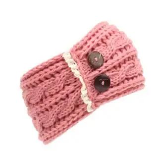 Новинка 2016 ручная работа одноцветная повязка на голову с пуговицами женская