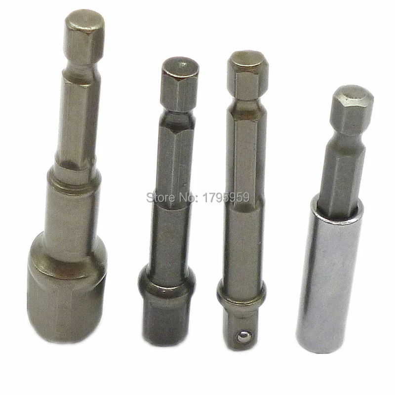 3 шт. набор адаптеров для ударных сверл 1/4 &quotшестигранный хвостовик 1/4&quot 3/8