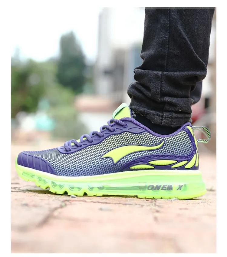 ONEMIX Max Man Running Shoes For Men Nice Trends Run Breathable Mesh Sport Shoes for Men Jogging Shoes Outdoor Walking Sneakers