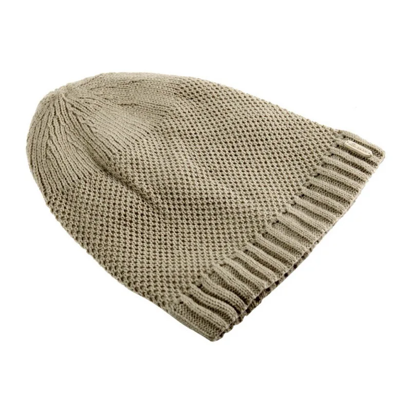 Новинка, вязаные шапки-бини(skullie, beanie) на осень и зиму, мужские шапки Gorro, хип-хоп шапки-бини, зимние шапки 6 цветов - Цвет: beige