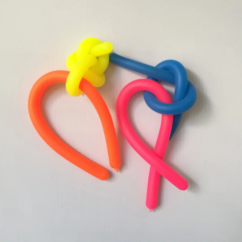 1 шт. антистресс TPR лапша веревка экологическая декомпрессия для взрослых