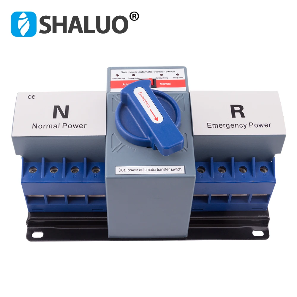 Универсальный автоматический переключатель 4P 63a 380 В ATS с двойным питанием
