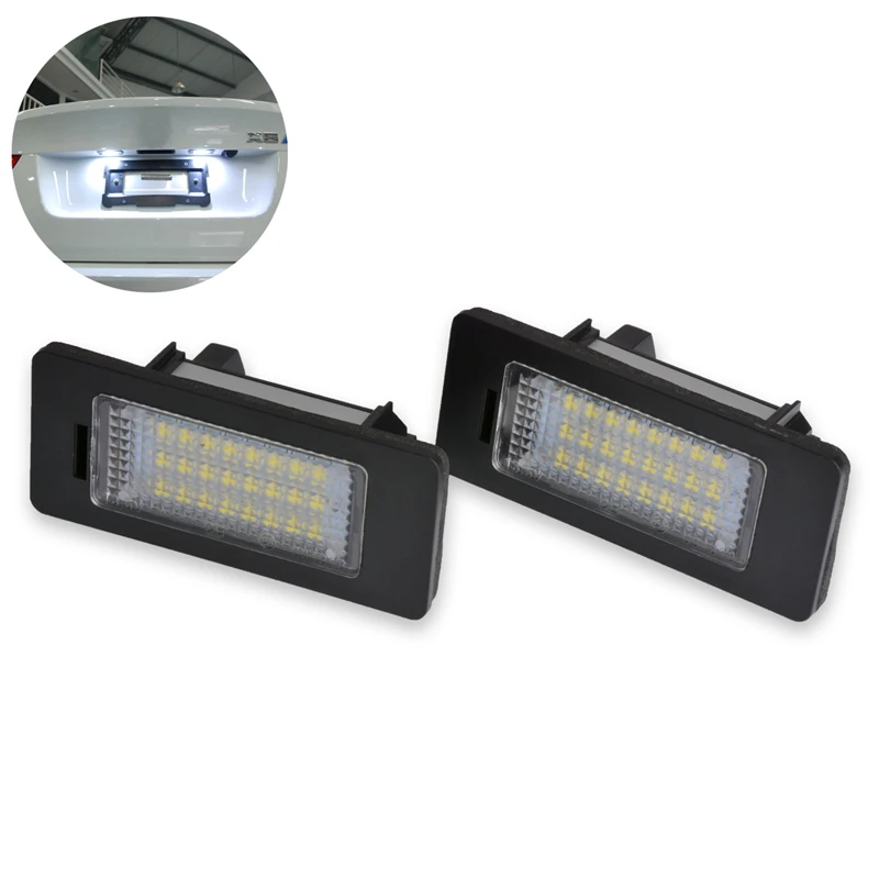 KATUR 2 шт. E маркировка OBC без ошибок 24SMD светодиодный ная лампа номерного знака для
