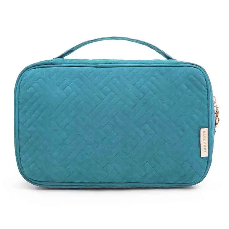 Light Blue BAGSMART дорожные сумки женская косметичка держатель ювелирных изделий ожерелье браслет ухо чехол для колец сумка ювелирные изделия Упаковка Сумки - Цвет: Light Blue
