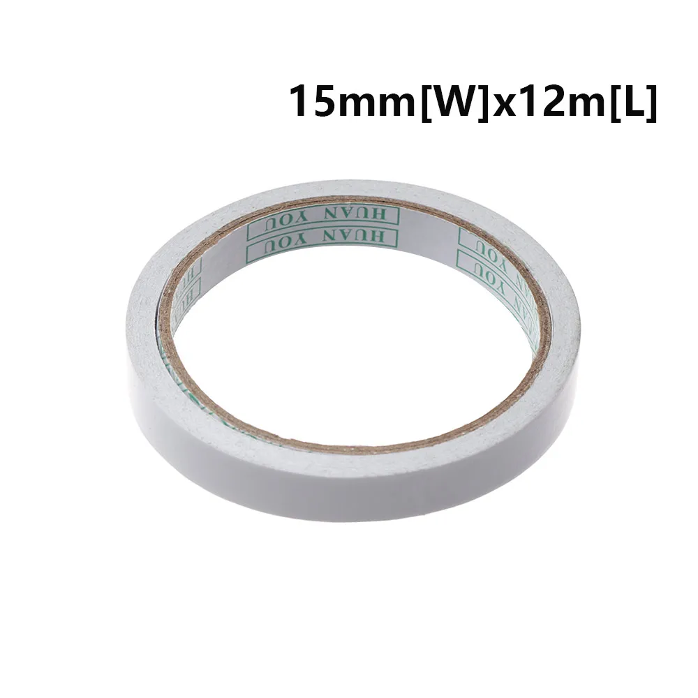 15mm 12 м двухсторонние крепежные ленты DIY ремесло сильные уплотнения ремесло поставки липкие полосы клеи ширина ленты 5 мм-40 мм - Цвет: 15mm