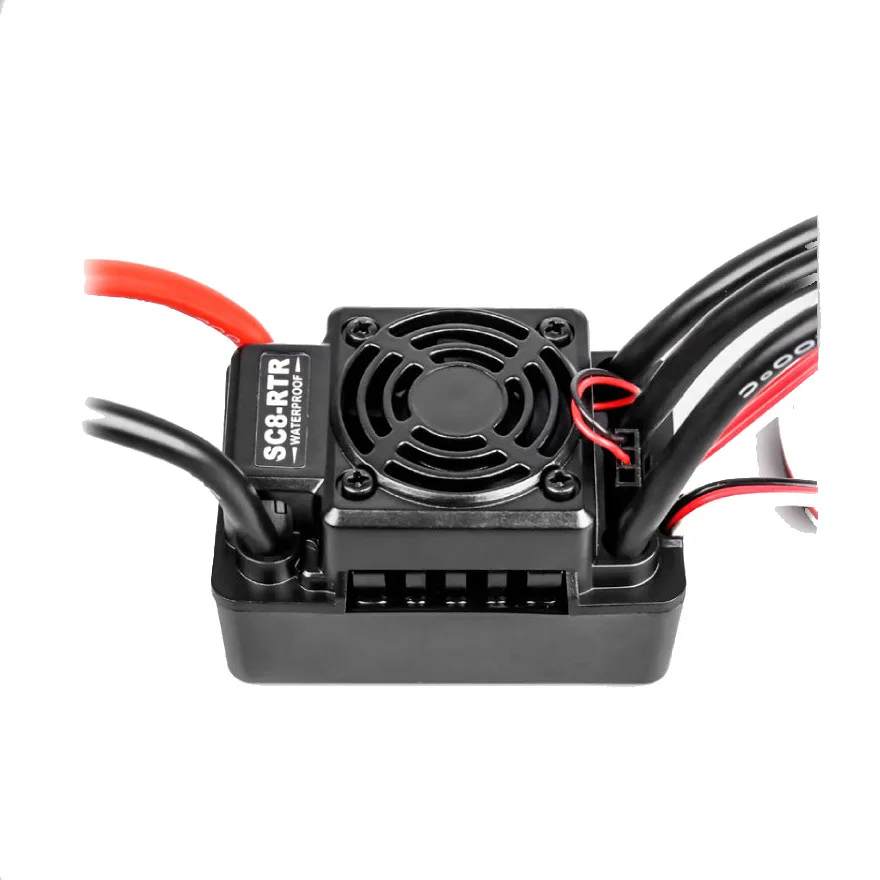 ESC Hobbywing EZRUN водонепроницаемый WP SC8 120A RTR контроллер скорости ESC Карта светодиодный блок программы для rc грузовик бесщеточный автомобильный двигатель - Цвет: ESC