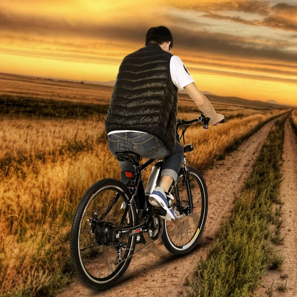 Мощный электрический велосипед 26 дюймов 250 Вт EBike 21 скоростной Электрический