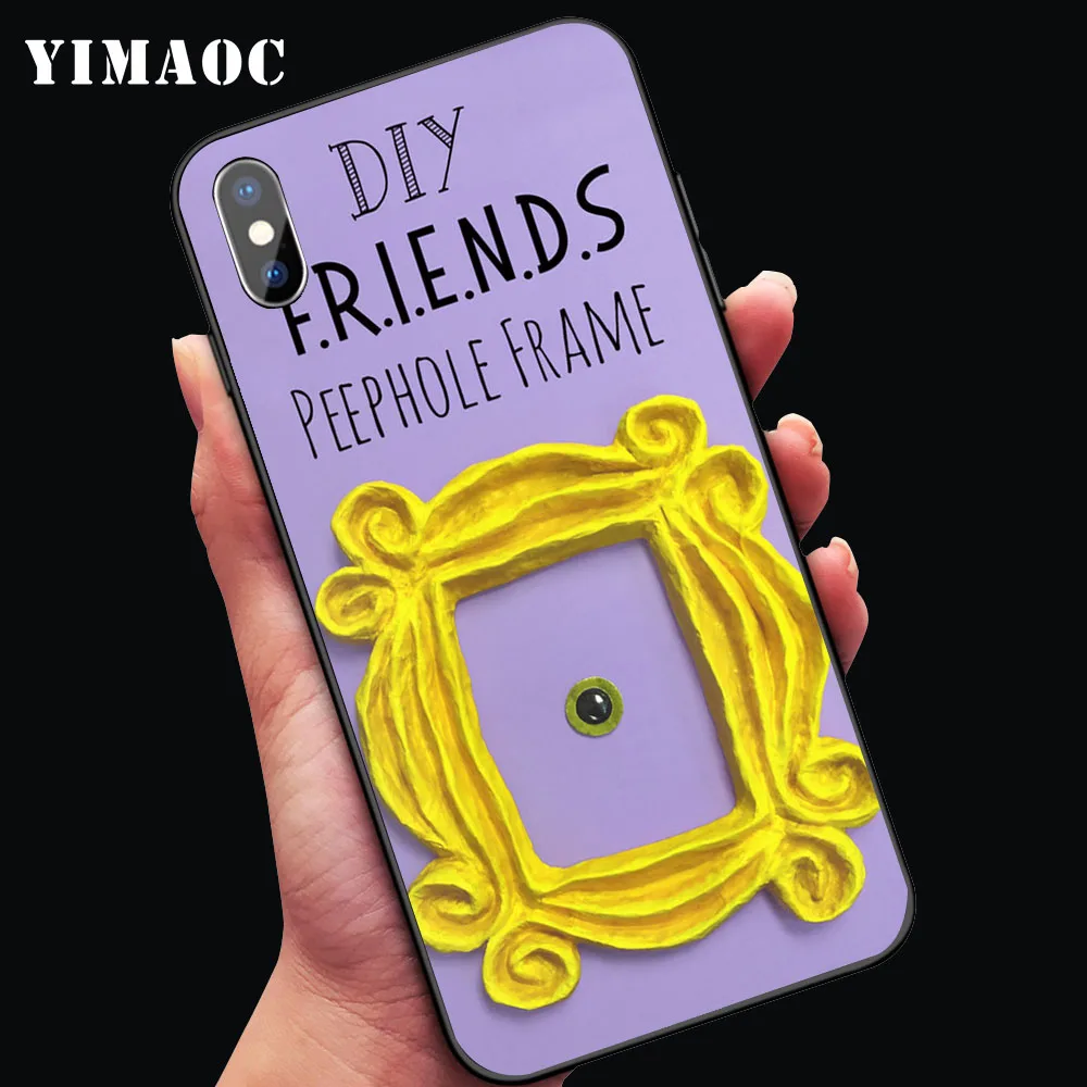 YIMAOC Friends Door Frame Soft Case for iPhone XS Max XR X 7 8 6 6S Plus 5 5S SE |