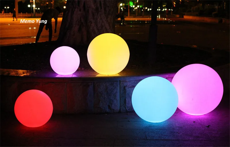7 цветов RGB светодиодный плавающий магический шар вечерние украшения бассейн шар светильник IP68 наружные лампы с дистанционным управлением