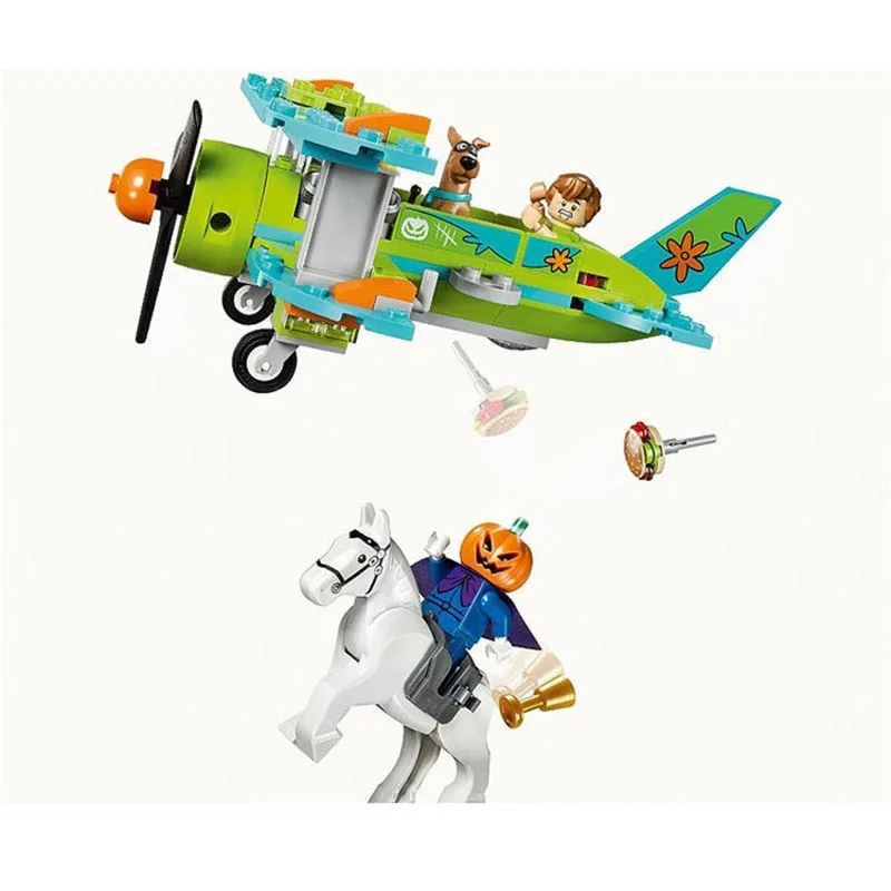 Новый Скуби Ду собака тайна плоскости Приключения Building Block лохматый Всадник без