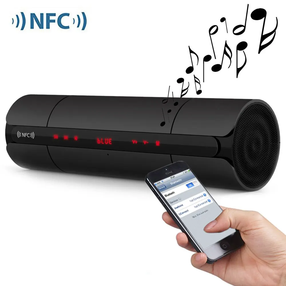 Bdf дома Театр Портативный Bluetooth Динамик Беспроводной NFC fm HiFi стерео громкий s super bass