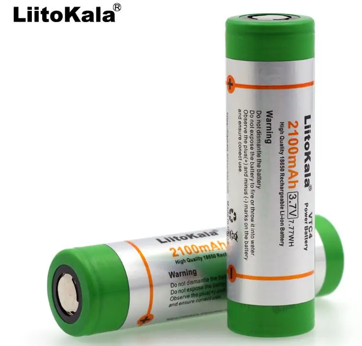 Liitokala 6 шт. новый оригинальный US18650 VTC4 2100 мАч 18650 3 В литиевая батарея электромобиль