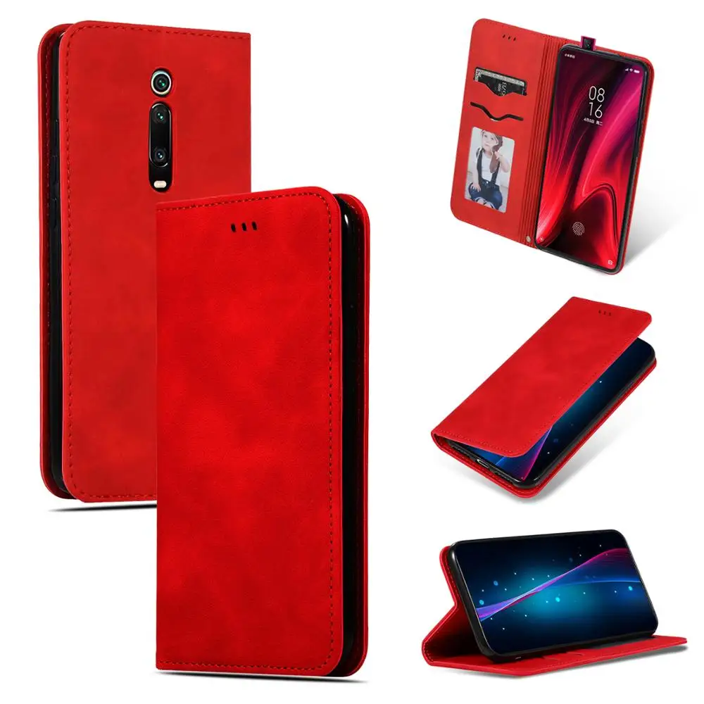 Роскошный чехол из искусственной кожи для Xiaomi Redmi K20 Pro книжка с откидной крышкой и