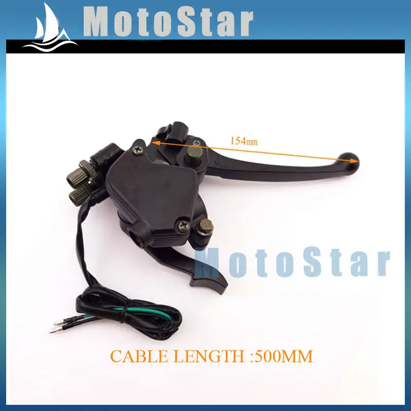 Синие ручки 7/8 дюйма + рычаг тормоза дроссельной заслонки для 125cc 150cc 200cc 250cc Chinese ATV