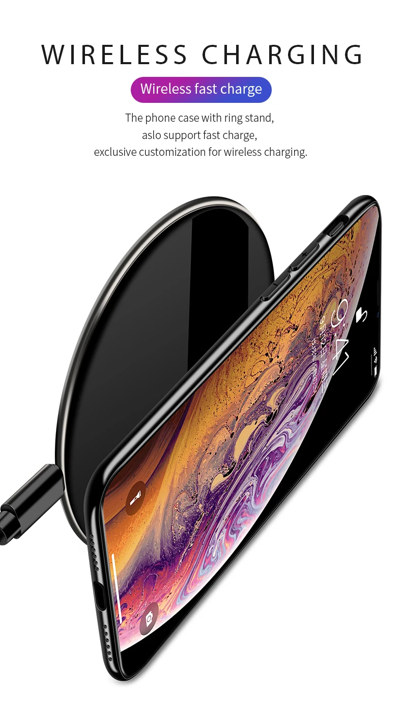 Для iphone Xs Max чехол люкс PU кожа Магнитная автомобиля кольцо держатель телефона Чехлы для iphone X XR 7 8 6 6s плюс Чехол