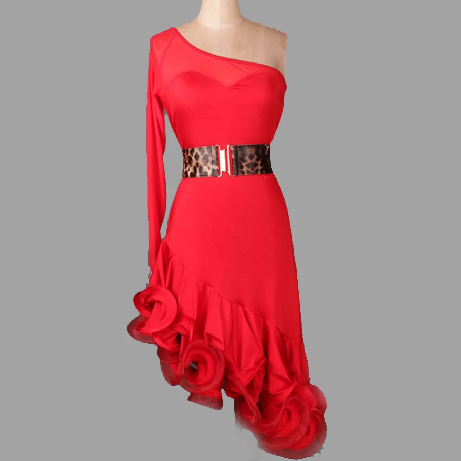 Платья для латиноамериканских танцев взрослых и детей одежда леопарда