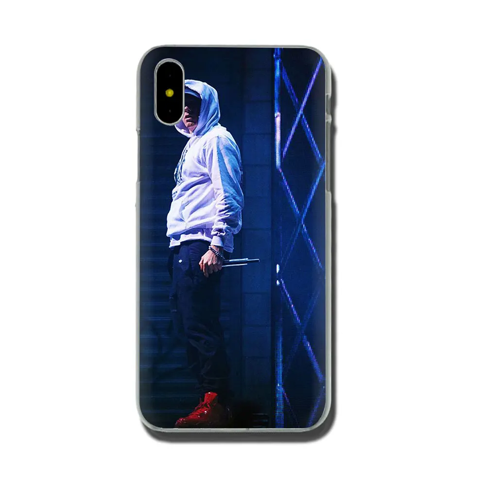 H8 Жесткий чехол для телефона с Эминем рэп в стиле хип-хоп для iPhone 11 Pro XR XS Max X 8 7 6 6S Plus - Цвет: H8