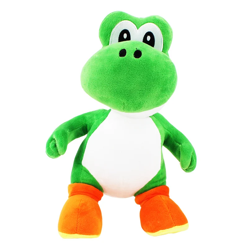 32cm Yoshi Большой размер 38 см Super Mario Bros Плюшевые игрушки Mario Luigi Йоши дракон мягкие куклы - Цвет: 32cm Yoshi