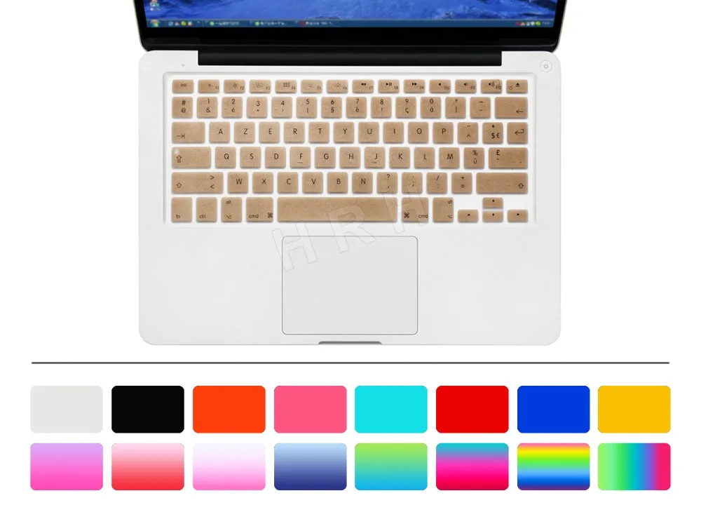 Чехол для клавиатуры защитная пленка силиконовая Apple Macbook Pro Air Retina 13 15 17|Чехлы