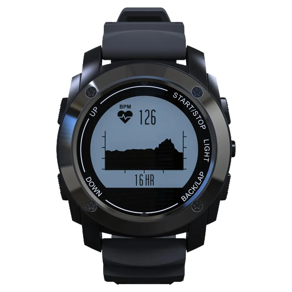 Smartch S928 Смарт часы водонепроницаемый gps спортивный умный Браслет пульсометр