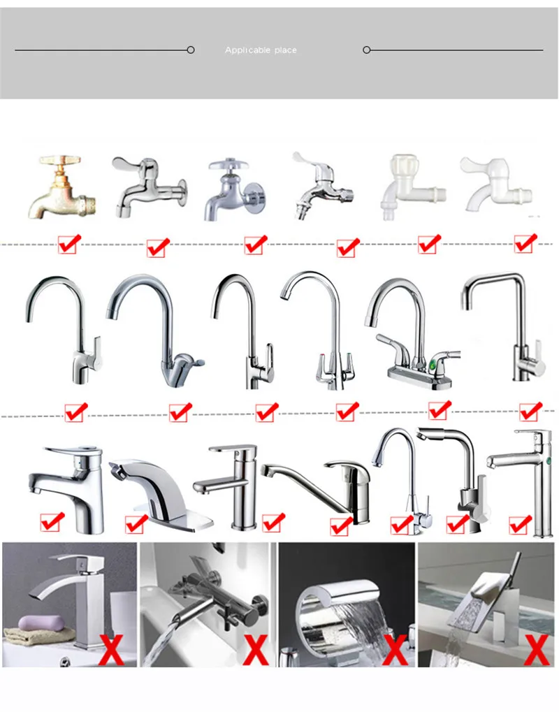 Очиститель воды вращающийся кран расширитель Bubbler брызгозащищенный оголовье снижение давления воды носик воды экономия воды Ванная комната Кухня