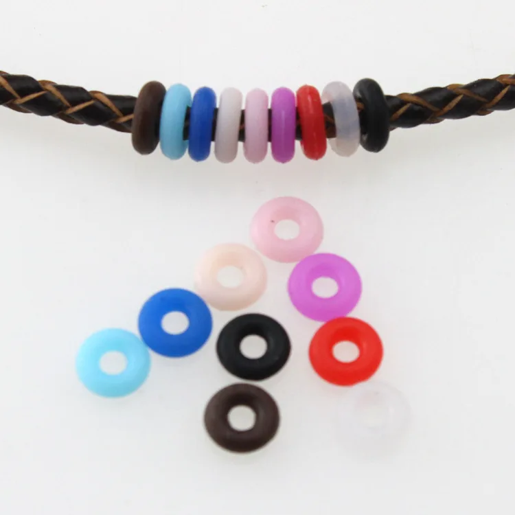 100pcs/lot 6mm Silicone Rubber Stoppers Antiskid Locating Ring for Spacer Beads Bracelet Necklace DIY Jewelry Making Accessaries | Украшения