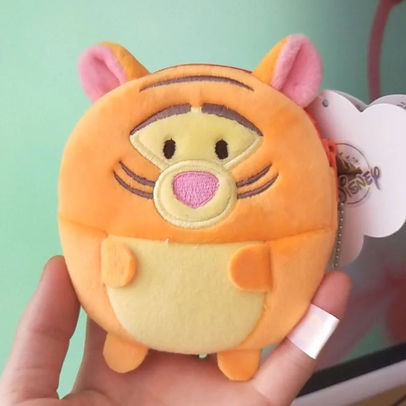 Ufufy с Микки Маусом Минни-Маус Гуфи, Дональд Дак плюшевый Кошелек мини-платье для девочек плюшевый подарок 10 см* 11 см - Цвет: Серебристый