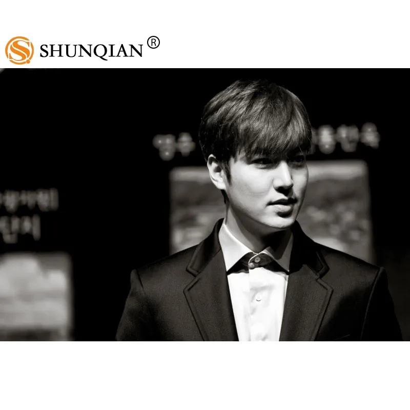 Новое поступление KPOP Ли Мин Хо Пользовательские печати шелковой атласной