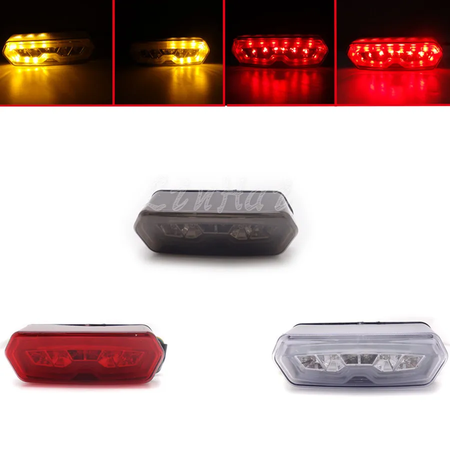 Интегрированный Светодиодный задний стоп-сигнал для мотоцикла светильник Honda gom