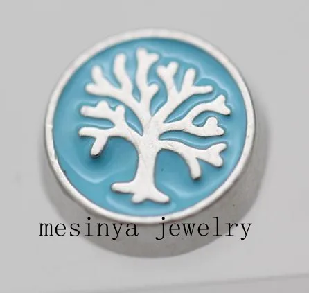 10 шт спасательные деревья плавающие амулеты для стеклянного медальона