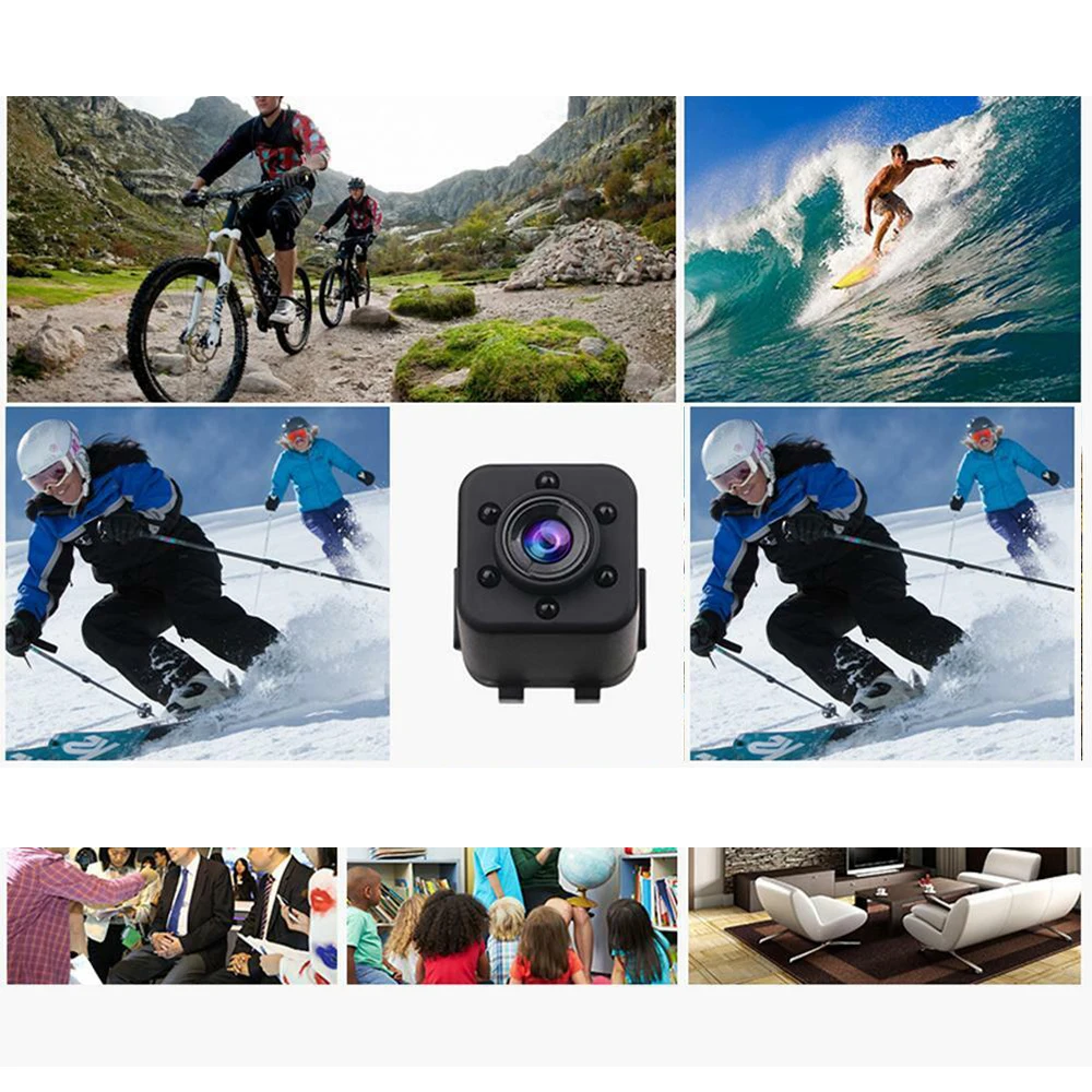 Новый Full HD 720 P/1080 P SQ 18 мини видеокамера для автомобиля Спорт DV DVR камера ИК