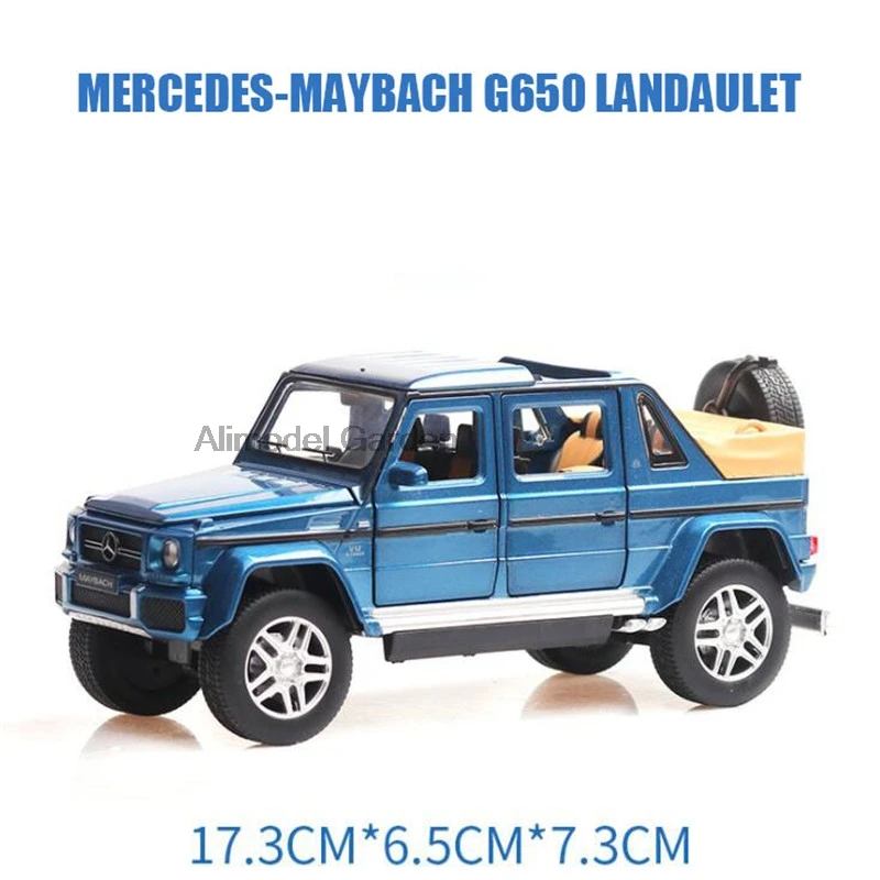 Новинка 1:32 модель автомобиля Maybach Benz G650 из сплава игрушечные машинки бесплатная
