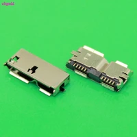 cltgxdd 2pcs micro usb 3 0 b type smt female socket smd 2 10pin usb connector for mobile hard disk drives data interface