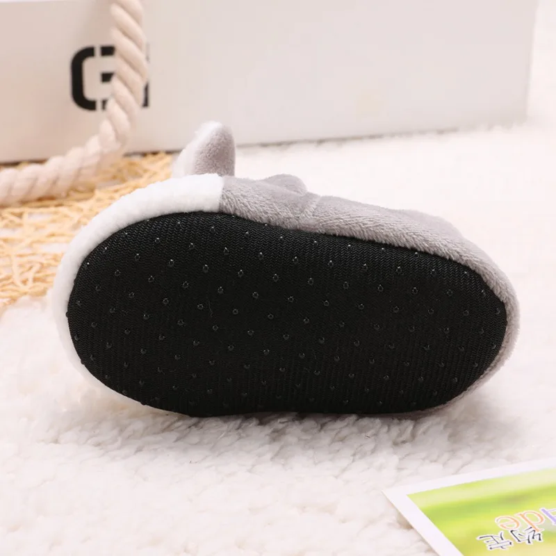 

Baby Cotton Shoes Autumn Winter Warm Newborn First Walkers Cute Cartoon Small Fox Soft Bottom Baby Toddler Shoes