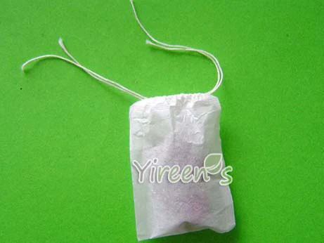 

Free shipping! 1000pcs/lot 60 X 90mm Double drawstring tea filters, Disposable tea bags, Food-grade Filter paper bags