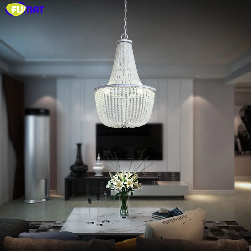 Люстра FUMAT в американском стиле стеклянная люстра на цепочке освещение для