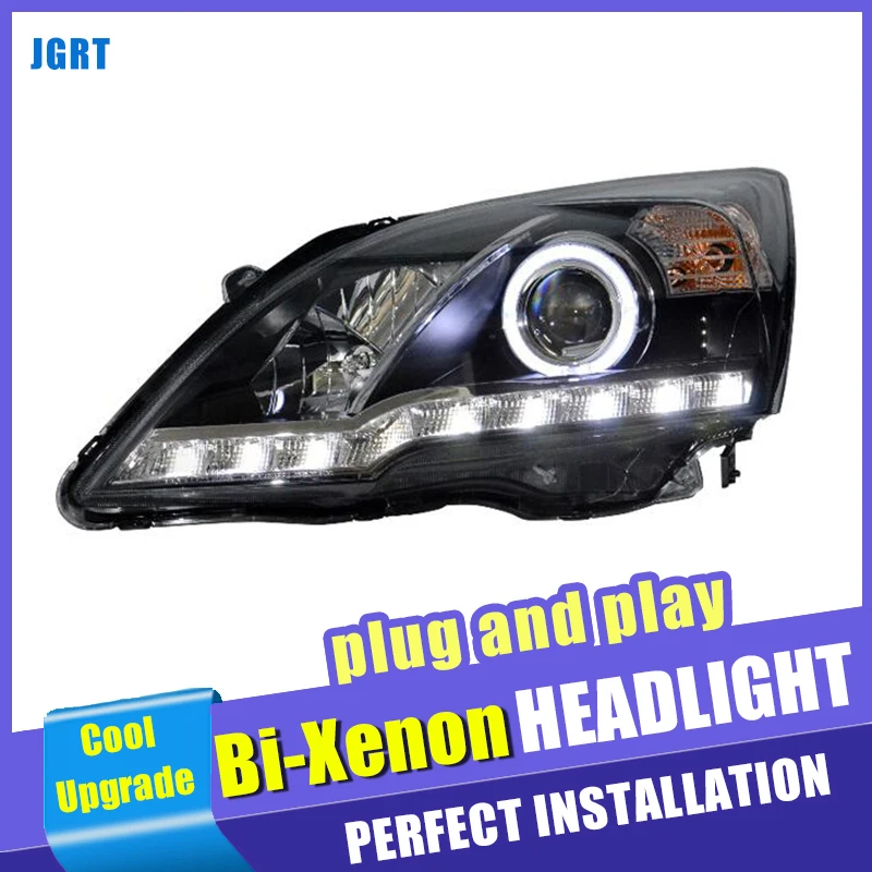 Автомобильный Стайлинг для Honda CR-V светодиодная фара 2007-2011 CRV LED DRL Bi-Xenon Head