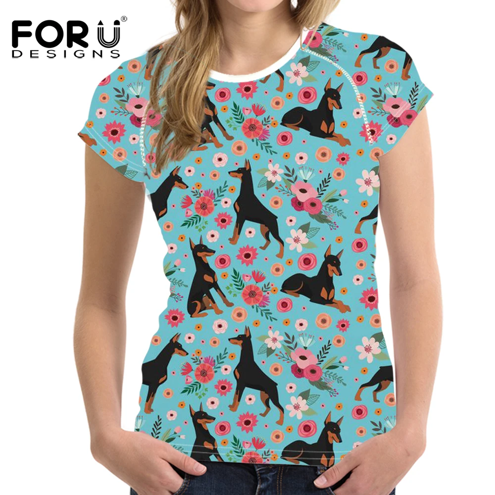 FORUDESIGNS/женская летняя одежда футболка топы с О-образным вырезом на шее женская