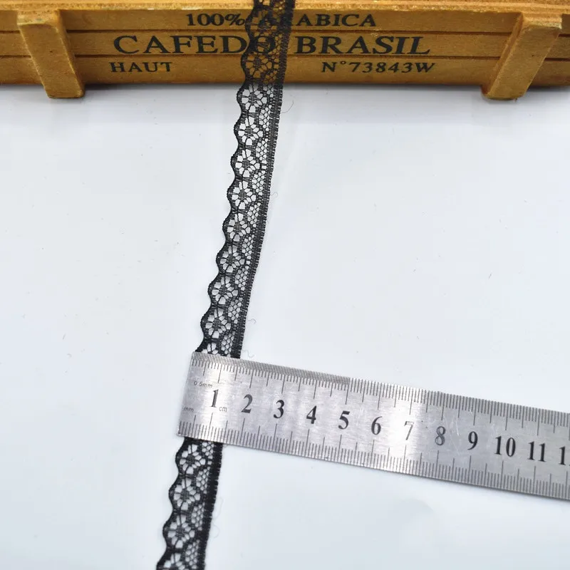 1658-1 Width 14mm 10 ярдов/партия, Черная кружевная лента, аксессуары для шитья, одежда, платье, ювелирные изделия, вышитая кружевная отделка, ленты, ткань, украшение, аппликация - Цвет: 1658-1 Width 14mm