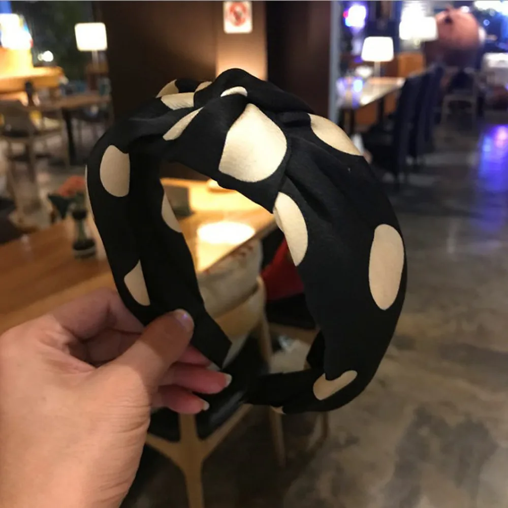 Новое поступление широкая боковая повязка на голову OEM женские аксессуары для