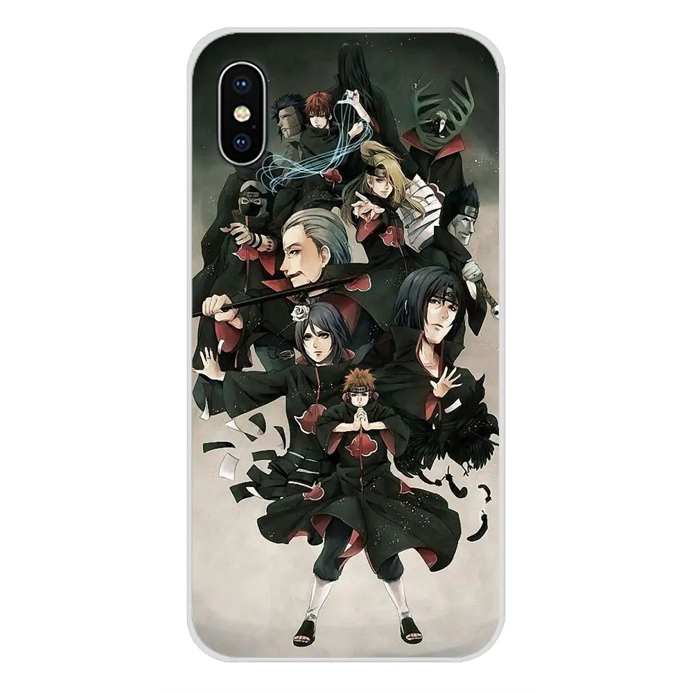 Силиконовый чехол для телефона Naruto Uzumaki Clan Cloud Samsung Galaxy S3 S4 S5 Mini S6 S7 Edge S8 S9 S10 Lite Plus Note