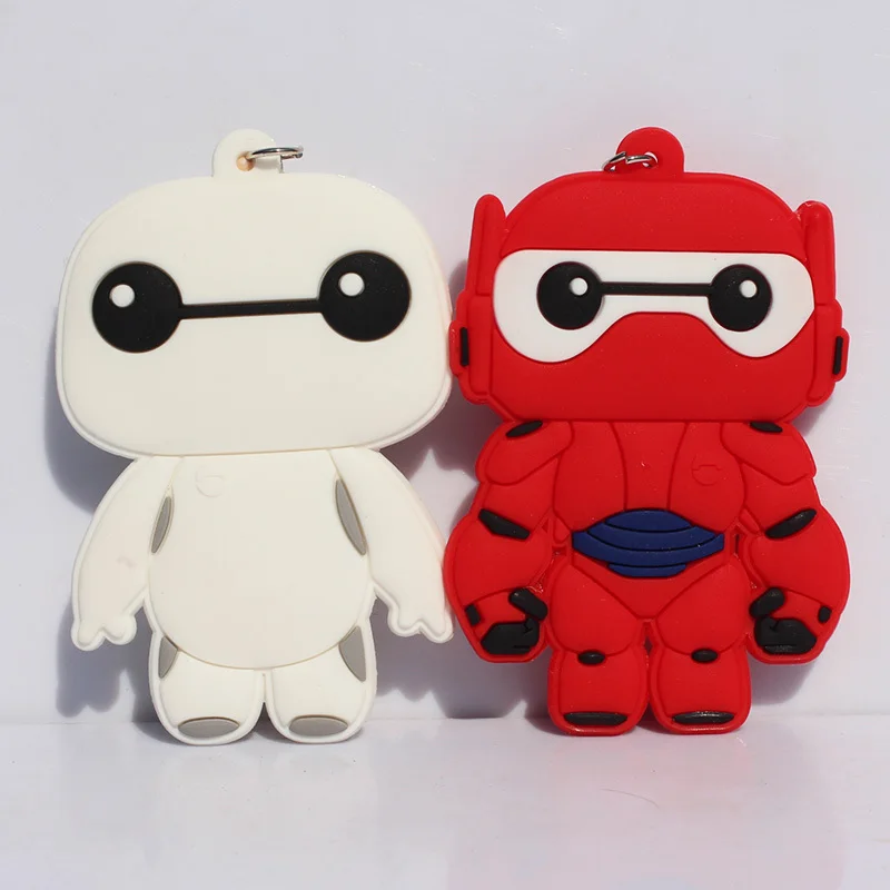 Цепочка для ключей Big Hero 6 Baymax 8 7 см Модная хлопковая цепочка подвеска в стиле