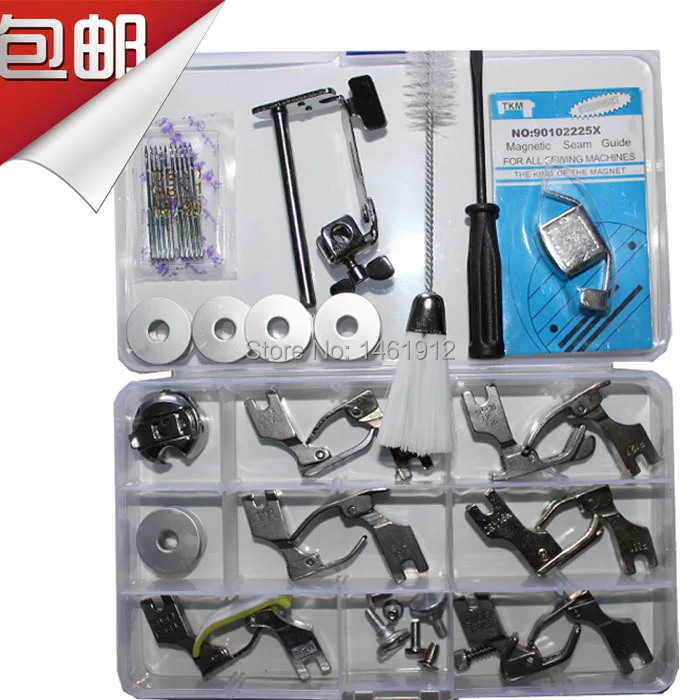 Прижимная лапка для промышленной швейной машины игольчатая щетка бобина на